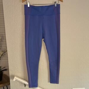Offline Aerie Blue Purple High Waist Leggings Athletic Athleisure Loungewear XL